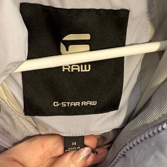 G-Star Sky Blue Puffer Coat